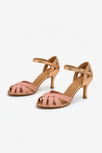 Sandalias de tacón con tiras cruzadas