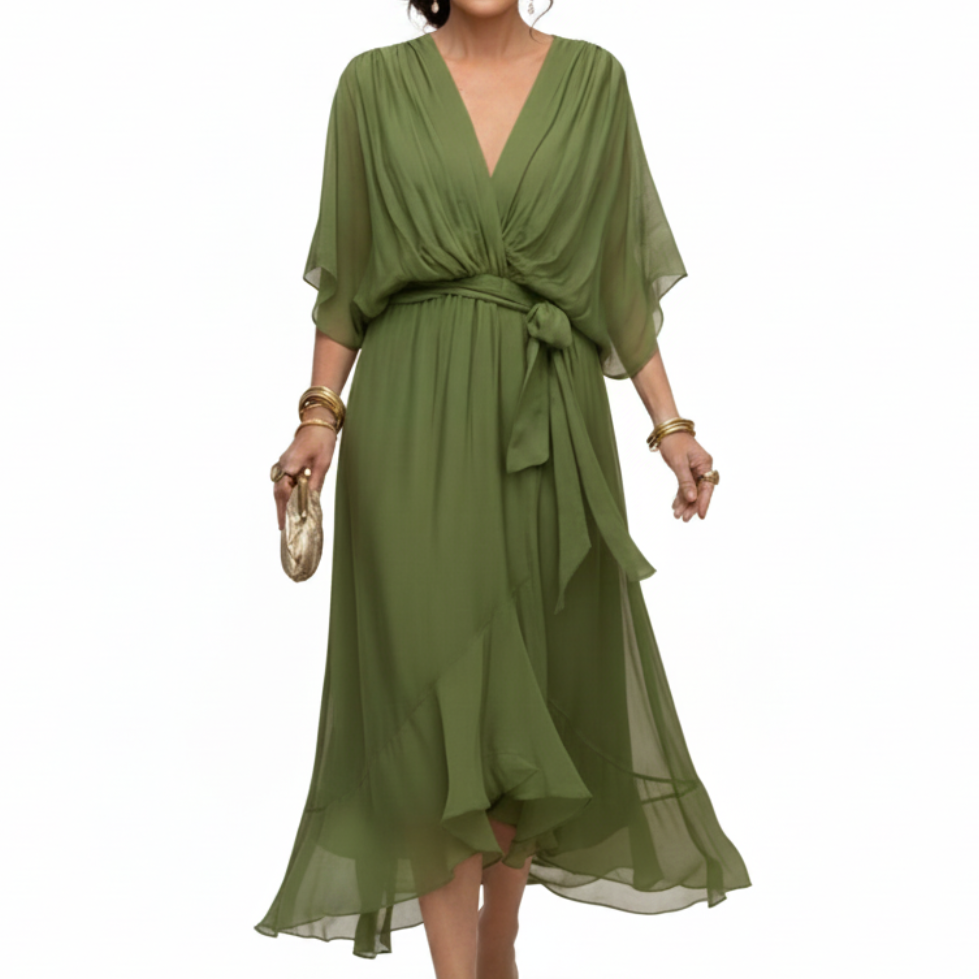Monica | Vestido con escote en V