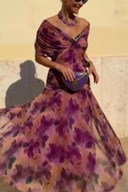 Rosa | Elegante vestido largo de fiesta