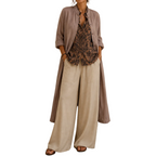 Conjunto de 3 piezas con camisa larga
