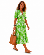 Vestido Midi Con Estampado Floral