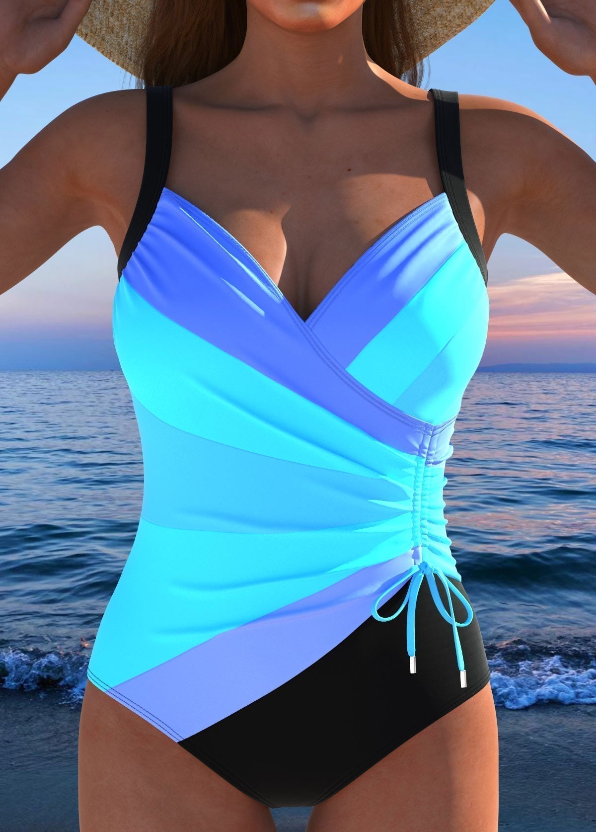 Valeria | Bikini elegante con estampado colorido