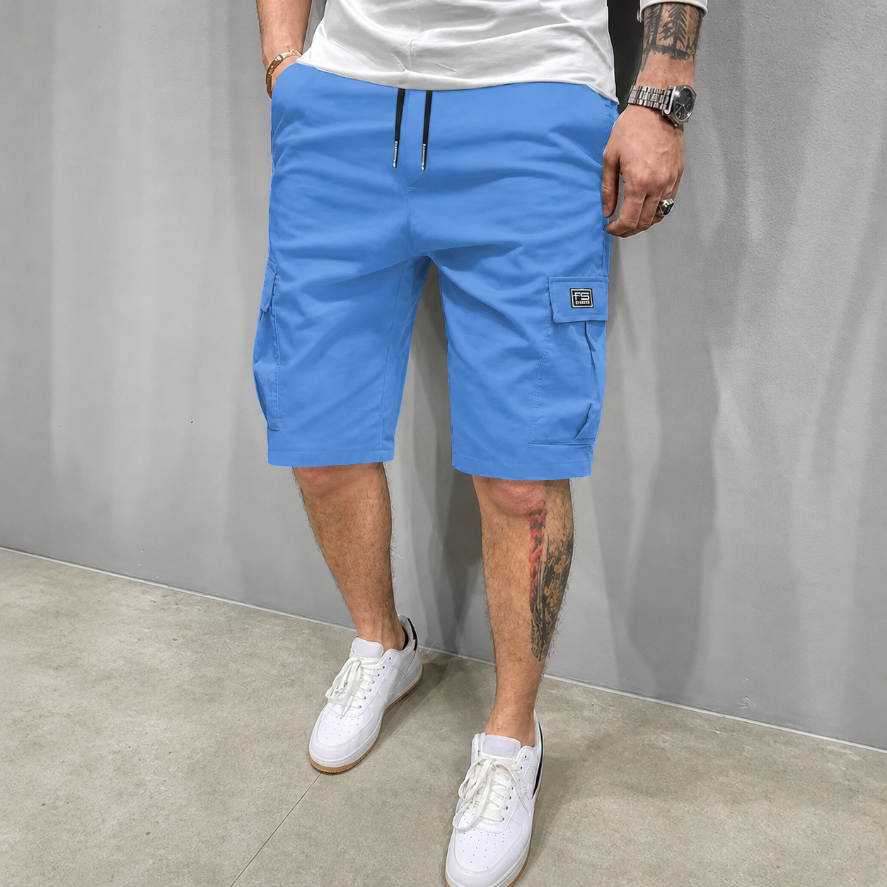 Pantalón corto tipo cargo