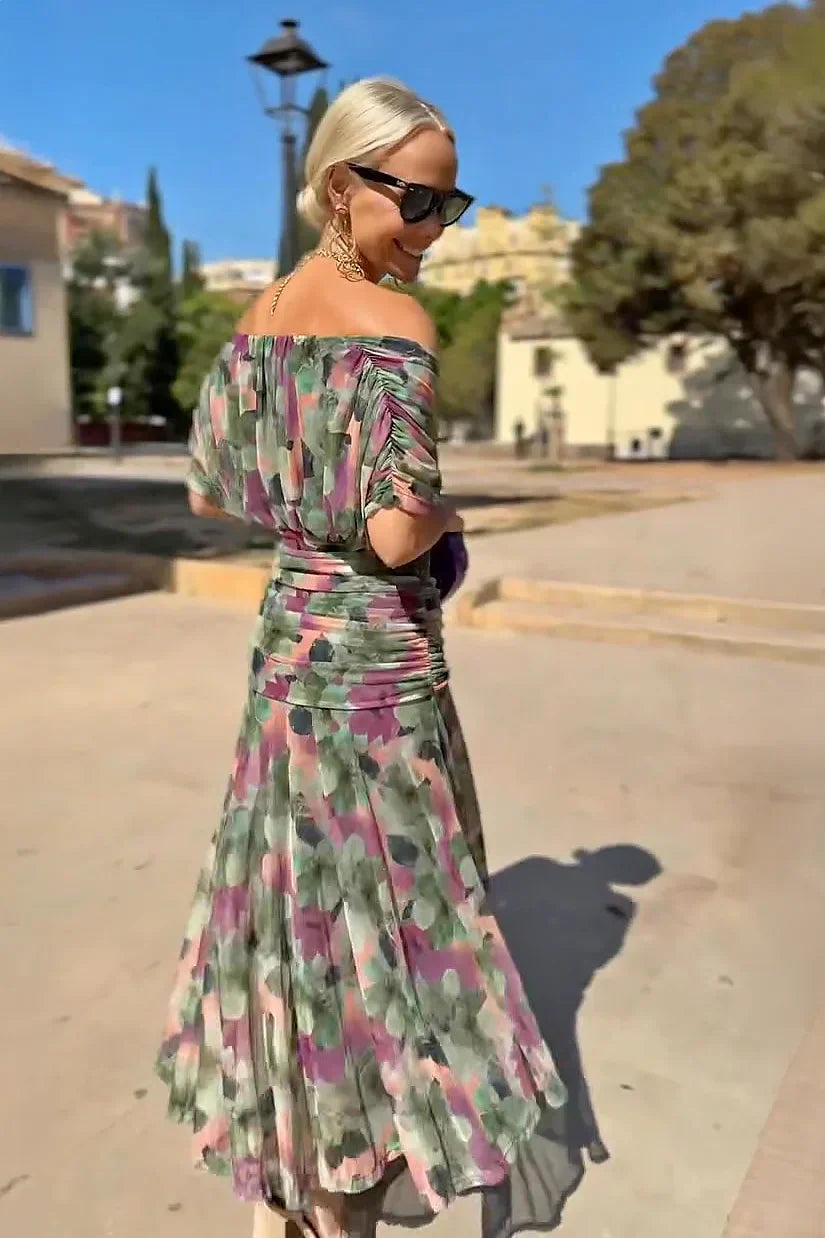 Rosa | Elegante vestido largo de fiesta