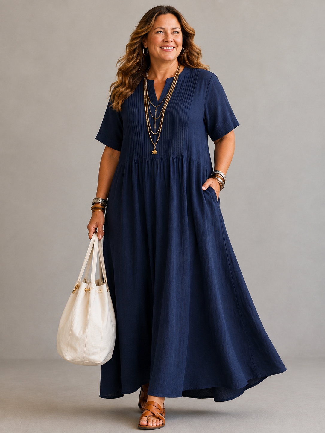 Vestido Plisado