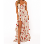 Vestido romántico con estampado floral