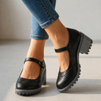 Zapatos de salón vintage con correa