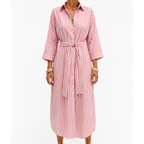 Vestido con rayas verticales