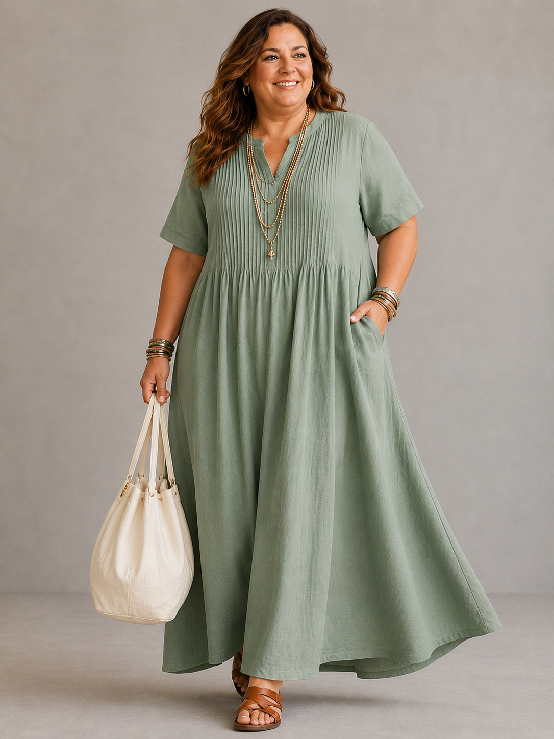 Vestido Plisado