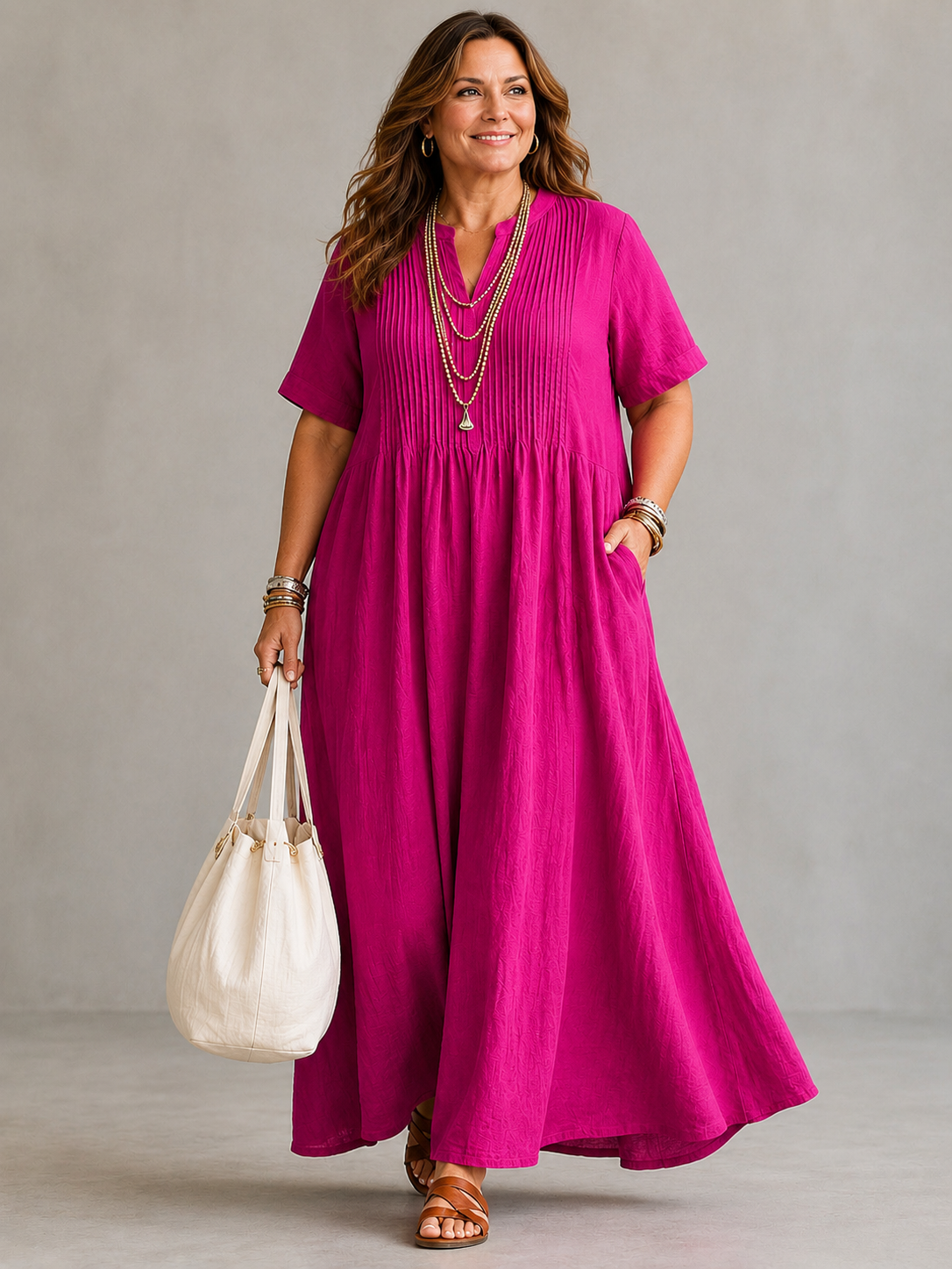Vestido Plisado