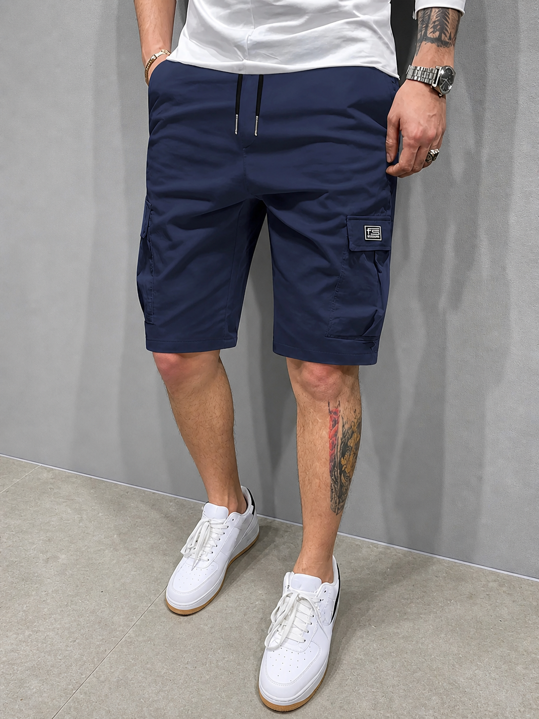 Pantalón corto tipo cargo