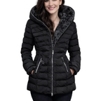 Gina | Abrigo de invierno con capucha cálida