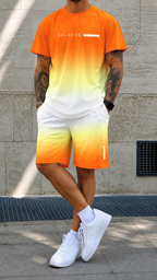 Conjunto Balance – Camiseta Oversize y Pantalón Degradado Hombre
