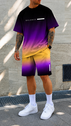 Conjunto Balance – Camiseta Oversize y Pantalón Degradado Hombre
