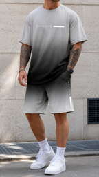 Conjunto Balance – Camiseta Oversize y Pantalón Degradado Hombre
