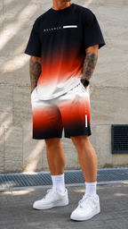 Conjunto Balance – Camiseta Oversize y Pantalón Degradado Hombre