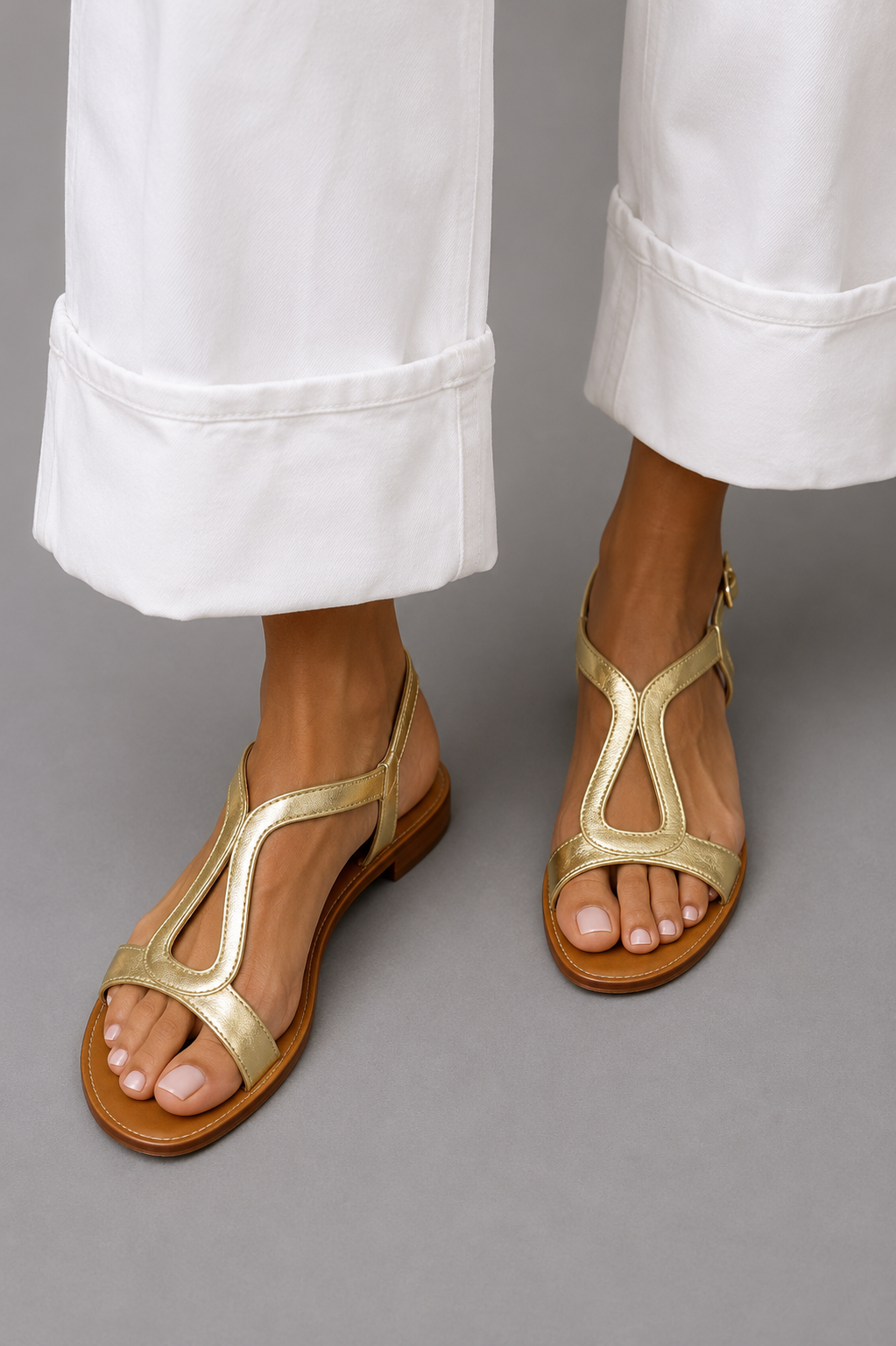 Sandalias Planas De tiras
