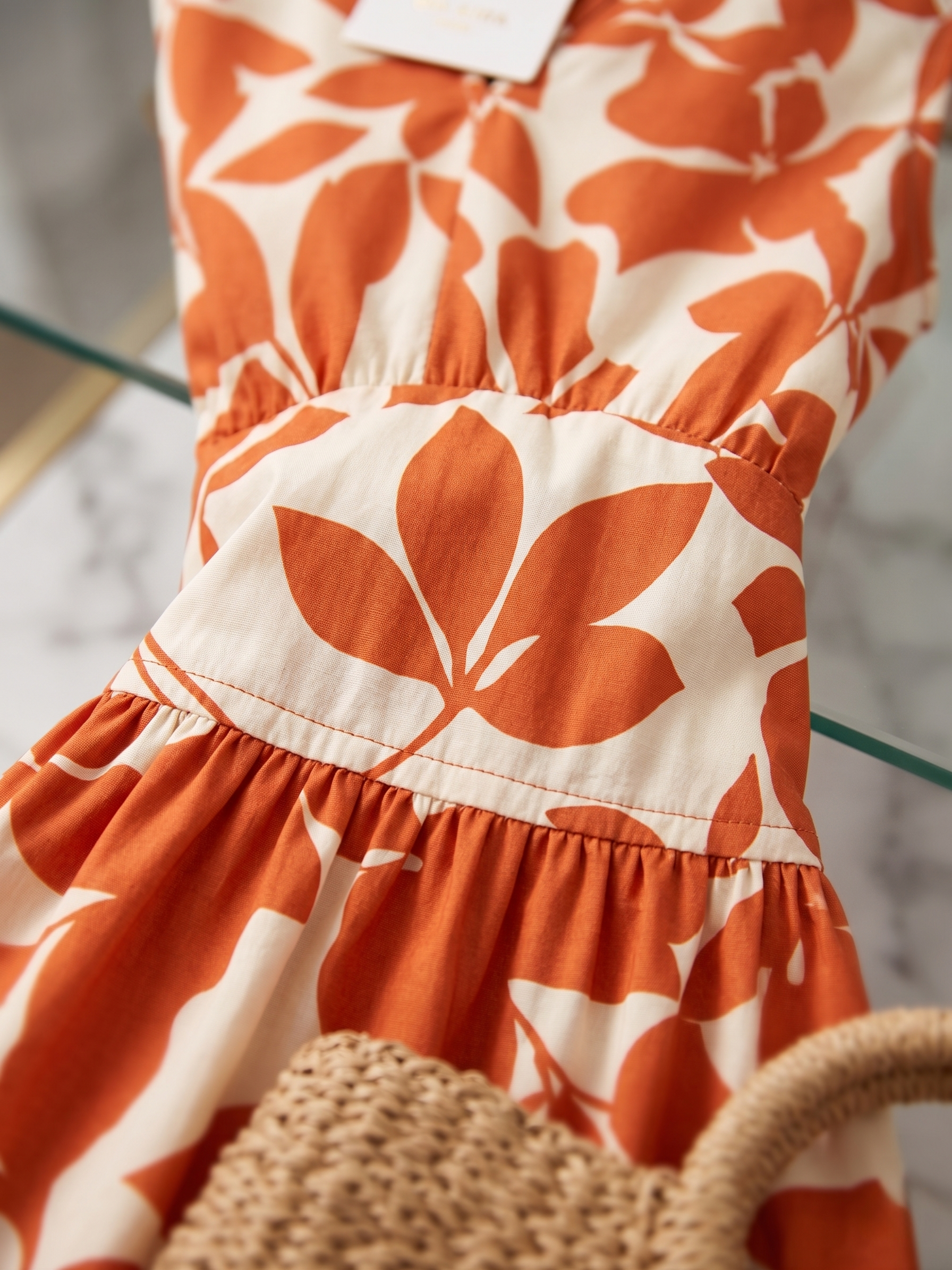 Vestido Estampado Sin Mangas