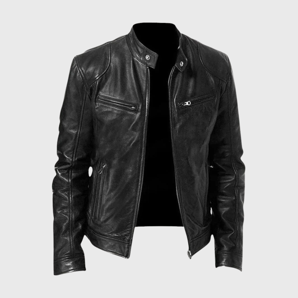 Hugo | Chaqueta de cuero para hombre