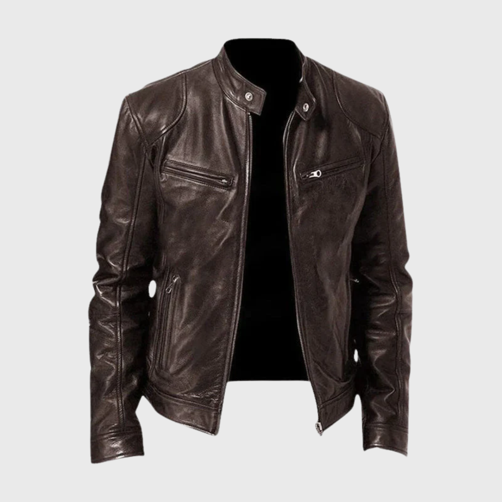 Hugo | Chaqueta de cuero para hombre
