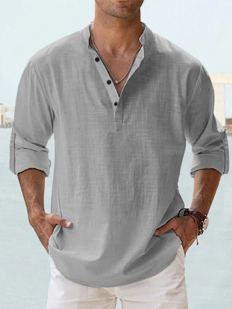 Camisa Costa™ | Cuello Mao de Verano