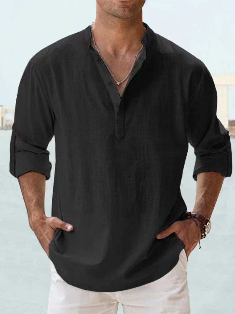 Camisa Costa™ | Cuello Mao de Verano