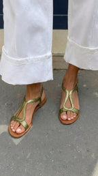 Sandalias Planas De tiras